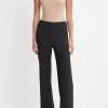 High-Waist Crepe Bias Pant