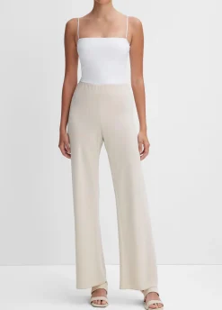 High-Waist Crepe Bias Pant