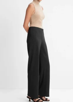 High-Waist Crepe Bias Pant