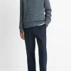 Homespun Marled Crew Neck Sweater