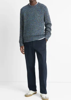 Homespun Marled Crew Neck Sweater