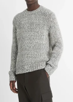 Homespun Marled Crew Neck Sweater