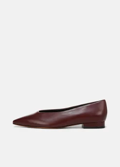Isabel Leather Flat