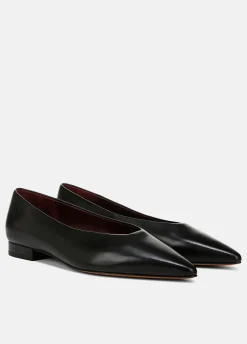 Isabel Leather Flat