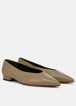 Isabel Leather Flat