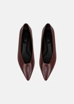 Isabel Leather Flat