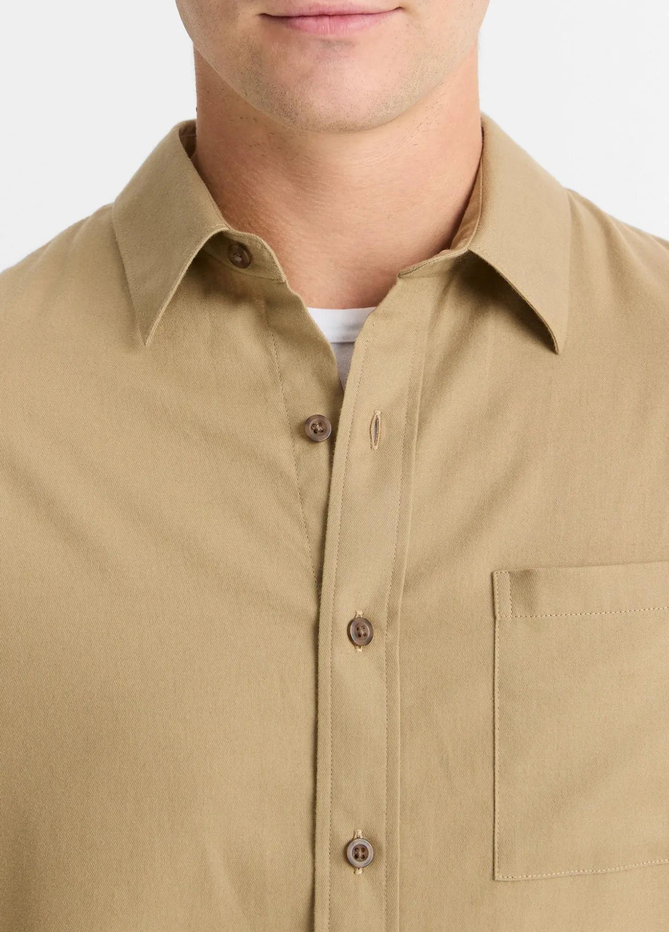 Italian Cotton-Wool Twill Shirt
