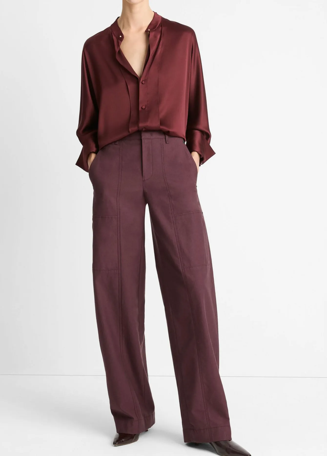 Italian Cotton-Wool Utility Pant