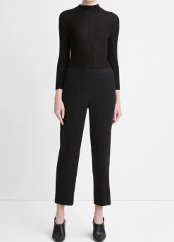 Italian Flannel Mid-Rise Easy Pull-On Pant