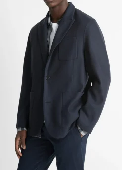 Italian Splittable Wool-Blend Blazer