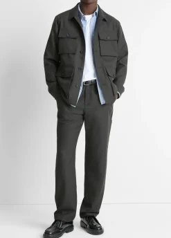 Italian Tropical Wool Field Jacket