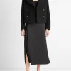 Italian Wool Cropped Peacoat