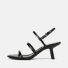 Josie Leather Strappy Heeled Sandal