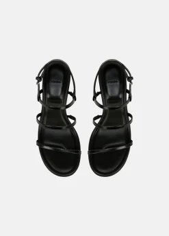 Josie Leather Strappy Heeled Sandal