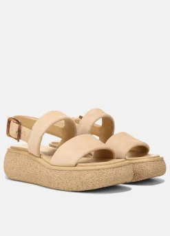 Laguna Suede Leather Platform Sandal