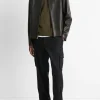 Leather Zip-Up Jacket