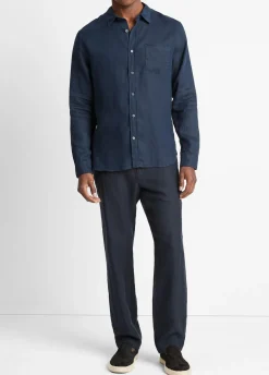 Linen Long-Sleeve Shirt
