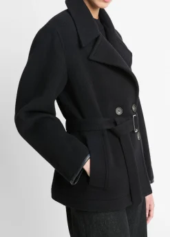 Lofty Italian Wool-Blend Belted Jacket