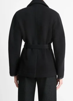 Lofty Italian Wool-Blend Belted Jacket