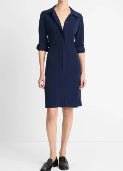 Long-Sleeve Polo Dress