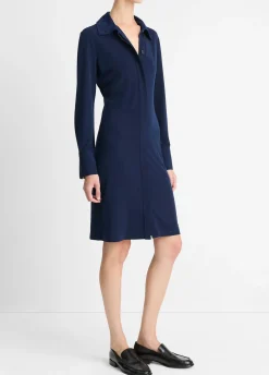 Long-Sleeve Polo Dress
