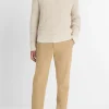 Macro-Waffle Crew Neck Sweater