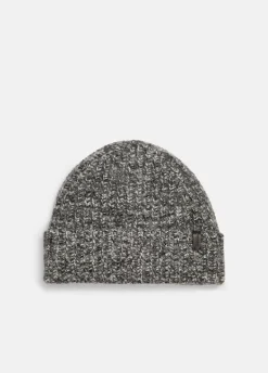 Marl Cashmere Chunky-Knit Beanie
