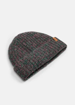 Marl Cashmere Chunky-Knit Beanie