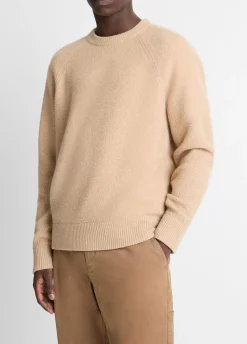 Micro-Bouclé Wool-Cashmere Sweater