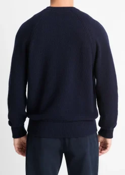 Micro-Bouclé Wool-Cashmere Sweater