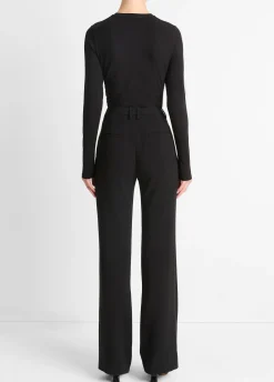 Mid-Rise Tailored Flare Pant