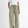 Mid-Rise Utility Drawstring Pant