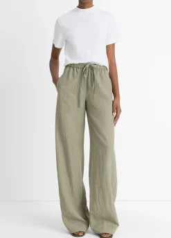 Mid-Rise Utility Drawstring Pant