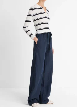 Mid-Rise Utility Drawstring Pant