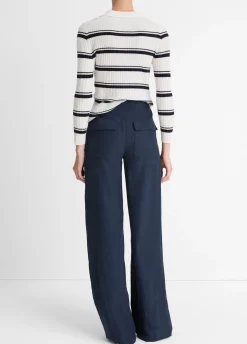 Mid-Rise Utility Drawstring Pant