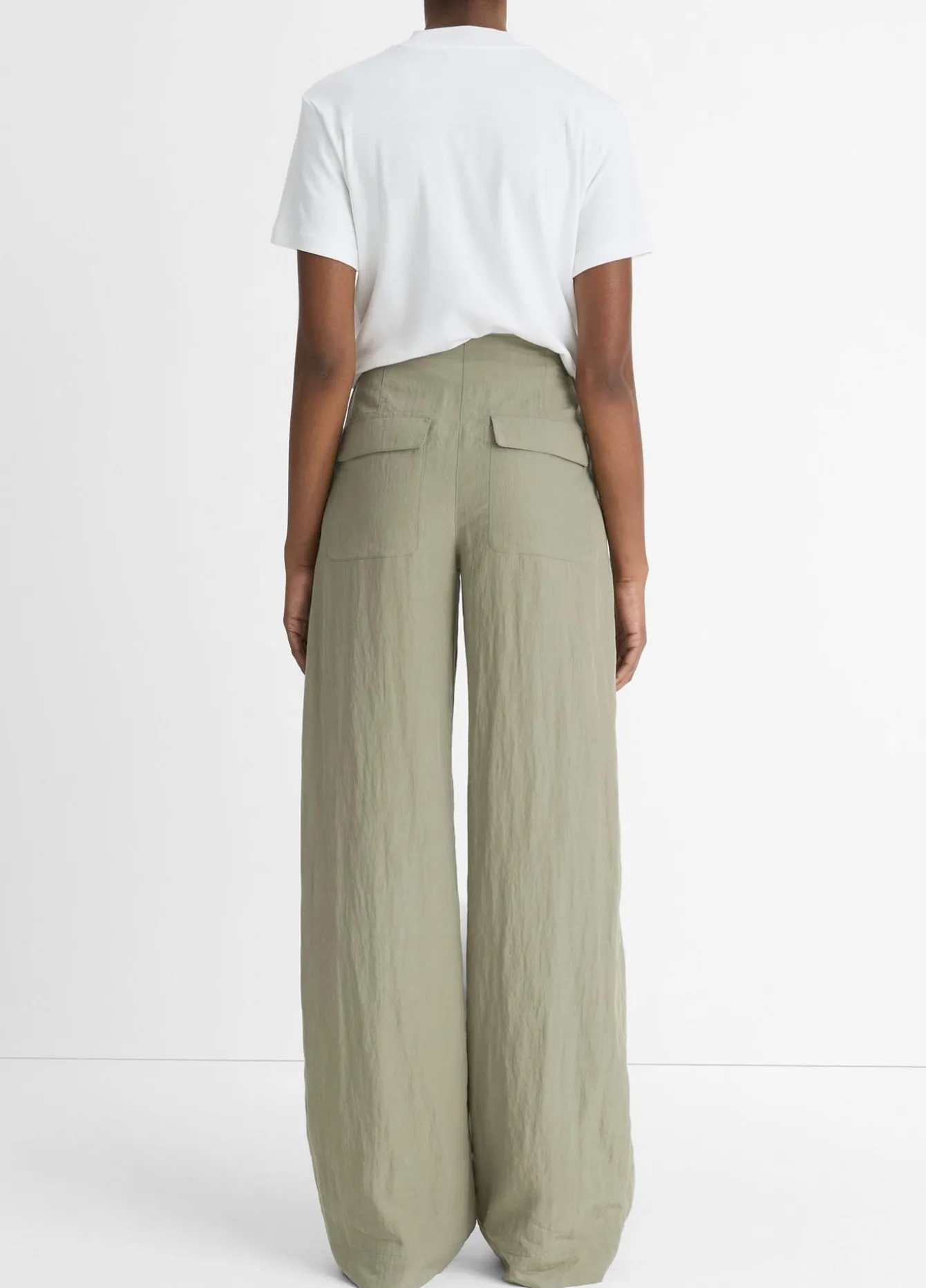 Mid-Rise Utility Drawstring Pant