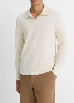 Milano Pima Cotton-Blend Johnny-Collar Shirt