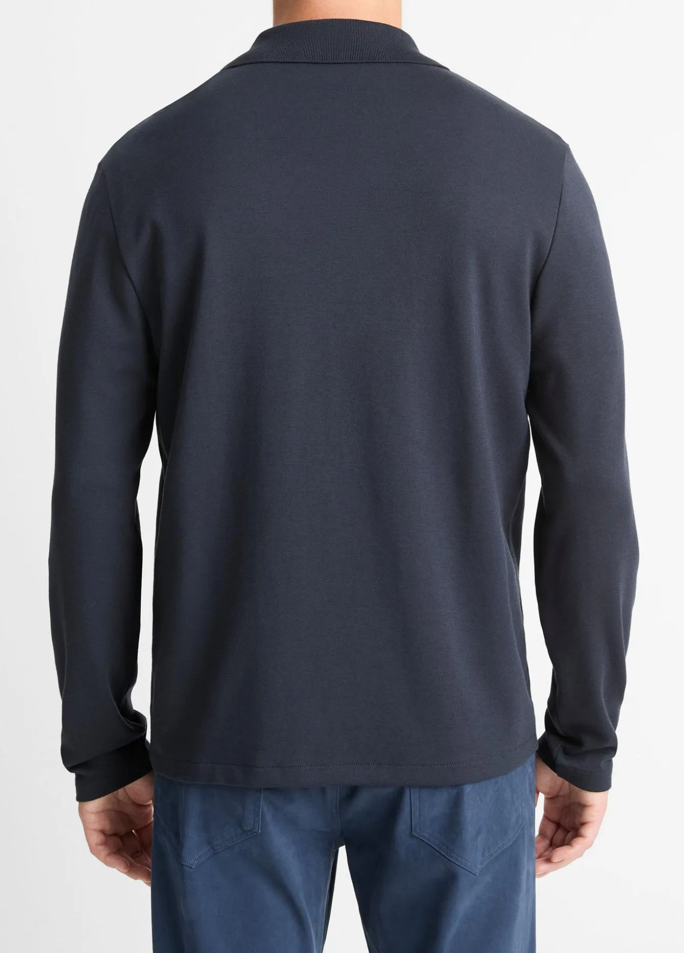 Milano Pima Cotton-Blend Johnny-Collar Shirt