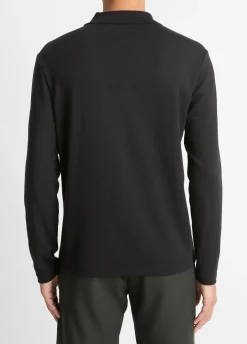 Milano Pima Cotton-Blend Johnny-Collar Shirt