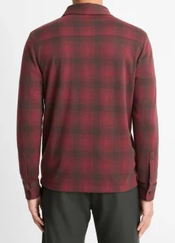 Ombré Plaid Cotton-Blend Shirt