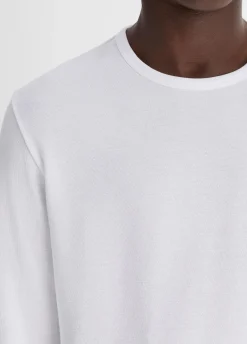 Pima Cotton Piqué Long-Sleeve T-Shirt