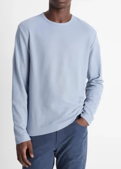 Pima Cotton Piqué Long-Sleeve T-Shirt