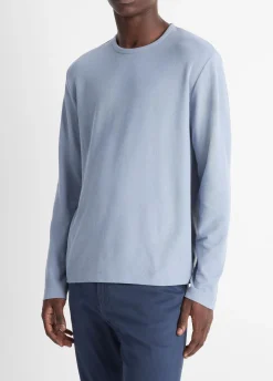 Pima Cotton Piqué Long-Sleeve T-Shirt