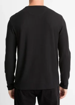 Pima Cotton Piqué Long-Sleeve T-Shirt