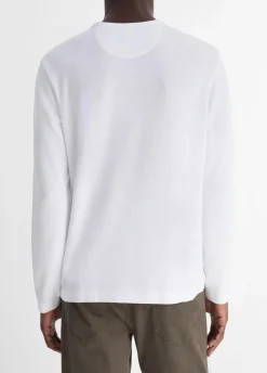 Pima Cotton Piqué Long-Sleeve T-Shirt