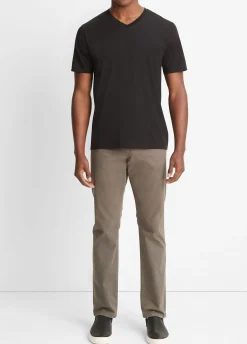 Pima Cotton V-Neck T-Shirt