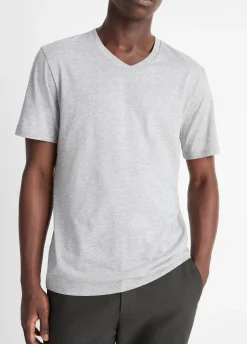 Pima Cotton V-Neck T-Shirt