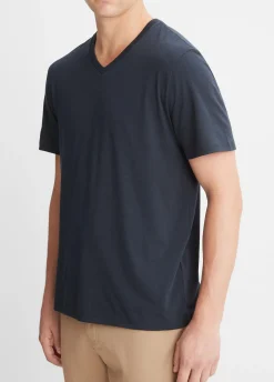 Pima Cotton V-Neck T-Shirt