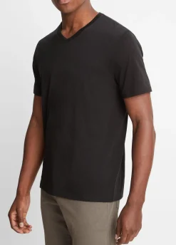 Pima Cotton V-Neck T-Shirt