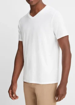 Pima Cotton V-Neck T-Shirt